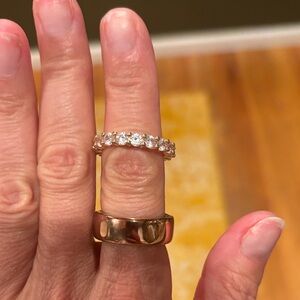 Beautiful Cuban zirconia ring! Size 7